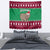 Custom California Christmas Tapestry Santa Grizzly Bear With Grape - Wonder Print Shop