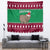 Custom California Christmas Tapestry Santa Grizzly Bear With Grape - Wonder Print Shop