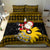 Maryland Christmas Bedding Set Santa Claus With Black Eyed Susan Flower - Wonder Print Shop