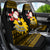 Maryland Christmas Car Seat Cover Santa Claus With Black Eyed Susan Flower - Wonder Print Shop