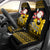 Maryland Christmas Car Seat Cover Santa Claus With Black Eyed Susan Flower - Wonder Print Shop