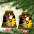 Maryland Christmas Ceramic Ornament Santa Claus With Black Eyed Susan Flower - Wonder Print Shop