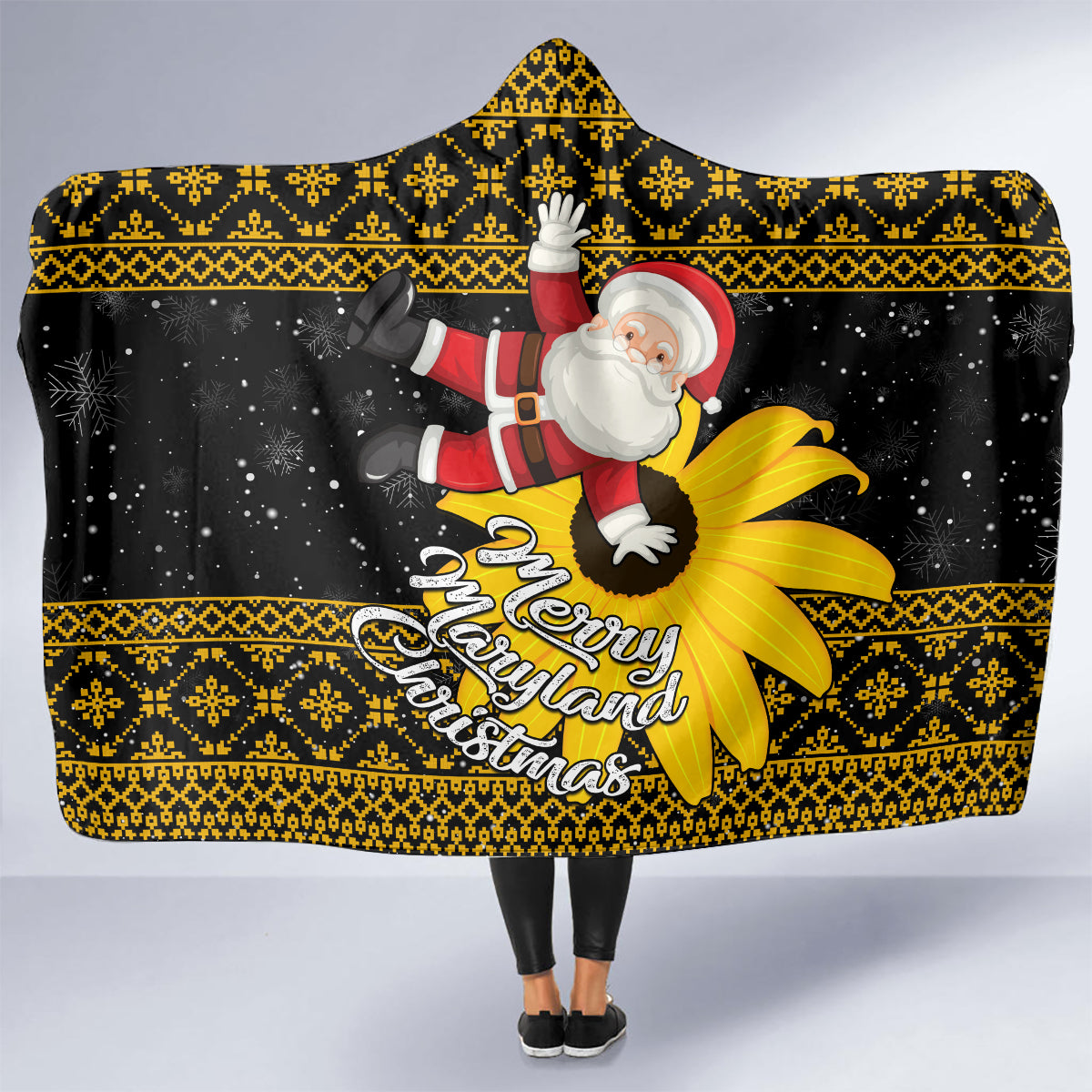 maryland-christmas-hooded-blanket-santa-claus-with-black-eyed-susan-flower