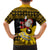 Maryland Christmas Kid Hawaiian Shirt Santa Claus With Black Eyed Susan Flower - Wonder Print Shop