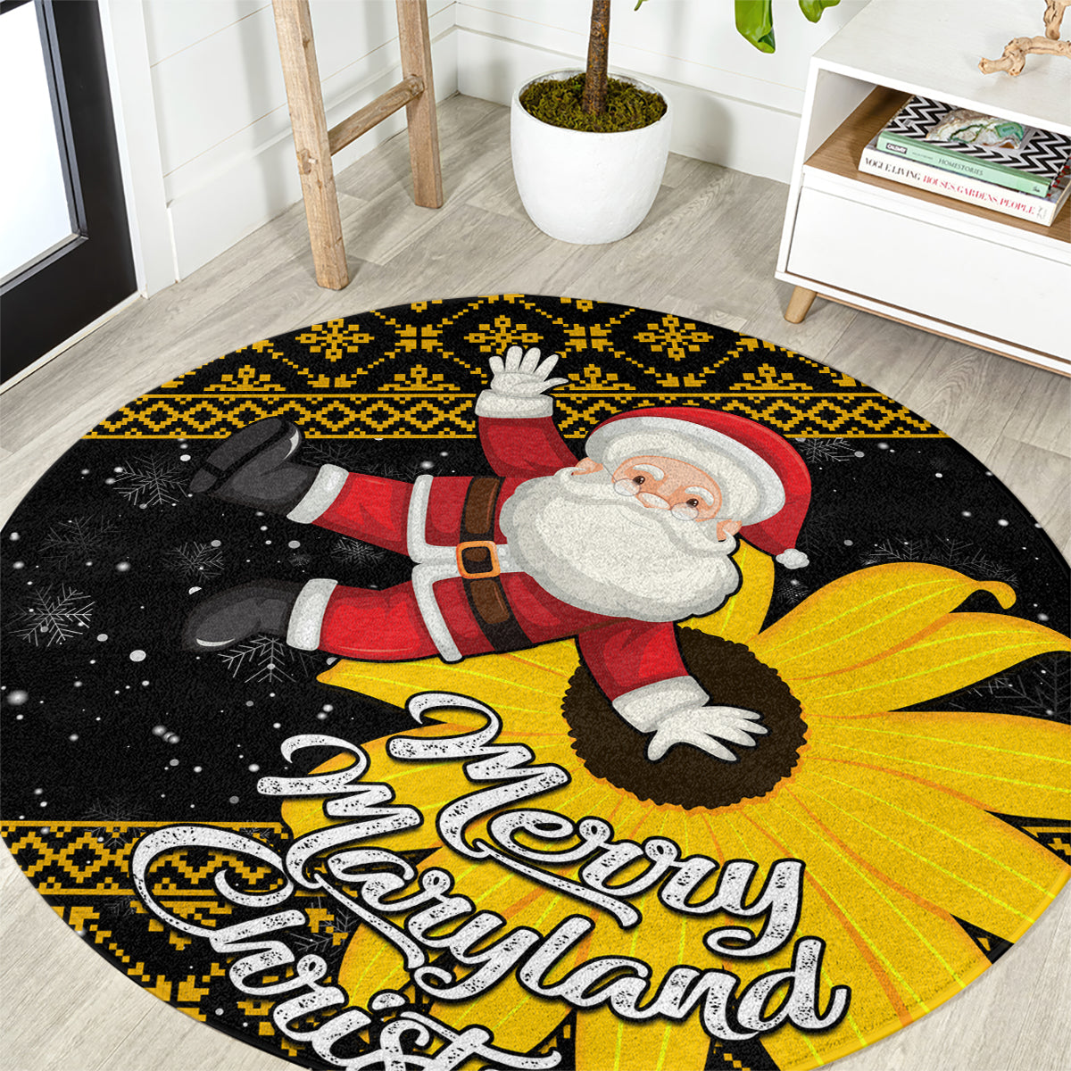maryland-christmas-round-carpet-santa-claus-with-black-eyed-susan-flower
