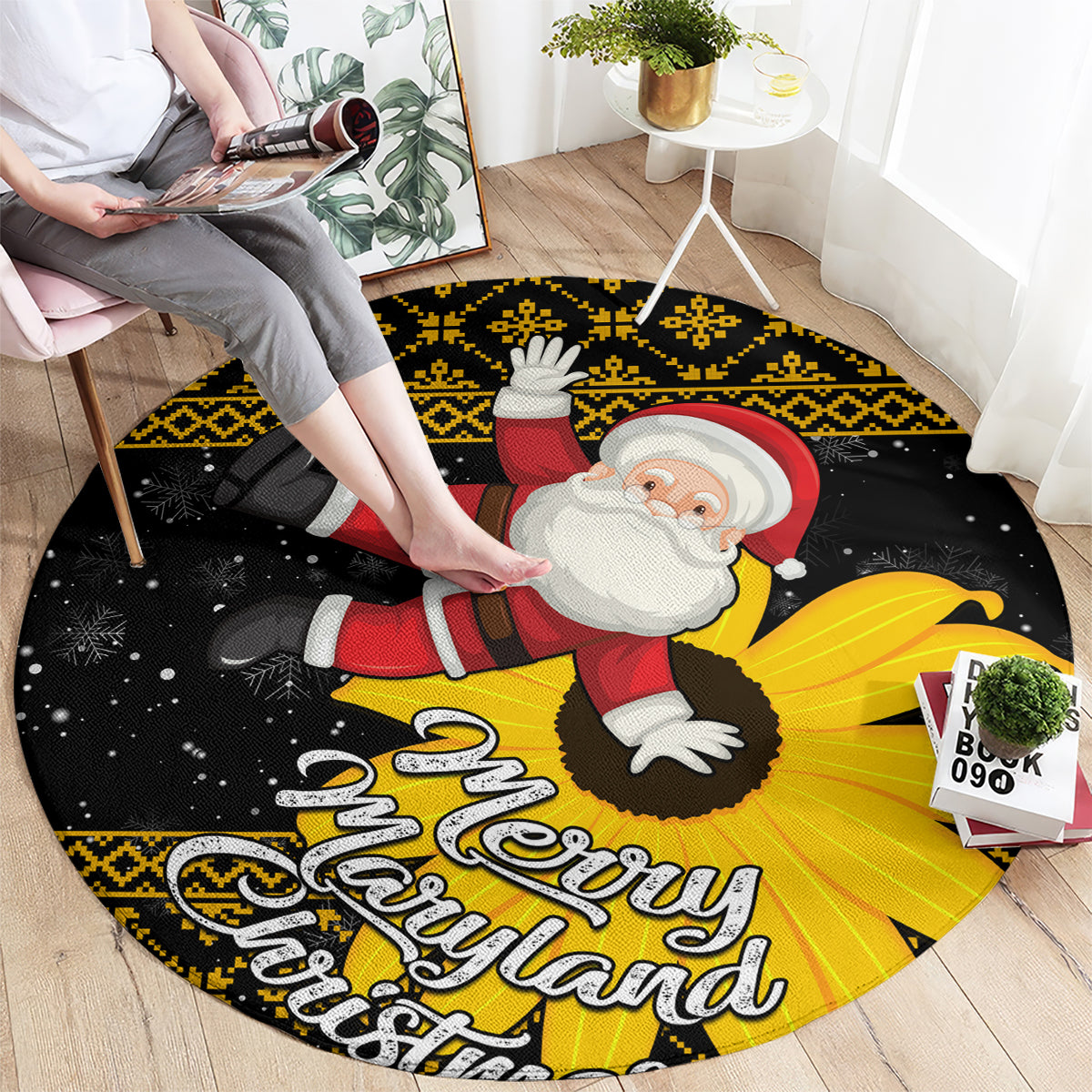 maryland-christmas-round-carpet-santa-claus-with-black-eyed-susan-flower