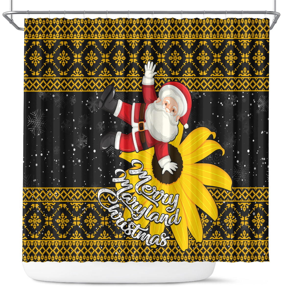 maryland-christmas-shower-curtain-santa-claus-with-black-eyed-susan-flower