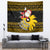 Maryland Christmas Tapestry Santa Claus With Black Eyed Susan Flower - Wonder Print Shop