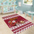 Custom Maryland Christmas Area Rug Santa Claus Riding A Reindeer - Wonder Print Shop