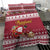Custom Maryland Christmas Bedding Set Santa Claus Riding A Reindeer - Wonder Print Shop