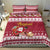 Custom Maryland Christmas Bedding Set Santa Claus Riding A Reindeer - Wonder Print Shop
