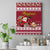 Custom Maryland Christmas Canvas Wall Art Santa Claus Riding A Reindeer - Wonder Print Shop