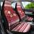 Custom Maryland Christmas Car Seat Cover Santa Claus Riding A Reindeer - Wonder Print Shop