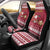 Custom Maryland Christmas Car Seat Cover Santa Claus Riding A Reindeer - Wonder Print Shop