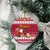 Maryland Christmas Ceramic Ornament Santa Claus Riding A Reindeer - Wonder Print Shop