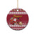 Maryland Christmas Ceramic Ornament Santa Claus Riding A Reindeer - Wonder Print Shop