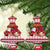 Maryland Christmas Ceramic Ornament Santa Claus Riding A Reindeer - Wonder Print Shop