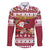 Custom Maryland Christmas Family Matching Long Sleeve Bodycon Dress and Hawaiian Shirt Santa Claus Riding A Reindeer - Wonder Print Shop