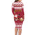 Custom Maryland Christmas Family Matching Long Sleeve Bodycon Dress and Hawaiian Shirt Santa Claus Riding A Reindeer - Wonder Print Shop