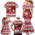 Custom Maryland Christmas Family Matching Mermaid Dress and Hawaiian Shirt Santa Claus Riding A Reindeer - Wonder Print Shop