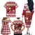 Custom Maryland Christmas Family Matching Off Shoulder Long Sleeve Dress and Hawaiian Shirt Santa Claus Riding A Reindeer - Wonder Print Shop