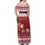 Custom Maryland Christmas Family Matching Off Shoulder Maxi Dress and Hawaiian Shirt Santa Claus Riding A Reindeer - Wonder Print Shop