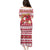 Custom Maryland Christmas Family Matching Puletasi Dress and Hawaiian Shirt Santa Claus Riding A Reindeer - Wonder Print Shop