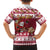 Custom Maryland Christmas Family Matching Short Sleeve Bodycon Dress and Hawaiian Shirt Santa Claus Riding A Reindeer - Wonder Print Shop