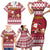 Custom Maryland Christmas Family Matching Short Sleeve Bodycon Dress and Hawaiian Shirt Santa Claus Riding A Reindeer - Wonder Print Shop