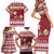 Custom Maryland Christmas Family Matching Short Sleeve Bodycon Dress and Hawaiian Shirt Santa Claus Riding A Reindeer - Wonder Print Shop