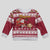 Custom Maryland Christmas Kid Ugly Christmas Sweater Santa Claus Riding A Reindeer - Wonder Print Shop