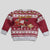 Custom Maryland Christmas Kid Ugly Christmas Sweater Santa Claus Riding A Reindeer - Wonder Print Shop