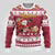 Custom Maryland Christmas Ugly Christmas Sweater Santa Claus Riding A Reindeer - Wonder Print Shop
