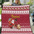 Custom Maryland Christmas Quilt Santa Claus Riding A Reindeer - Wonder Print Shop