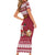 Custom Maryland Christmas Short Sleeve Bodycon Dress Santa Claus Riding A Reindeer - Wonder Print Shop