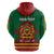Morocco Proclamation Day Hoodie Marruecos Coat of Arms Roses Pattern - Wonder Print Shop