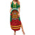 Morocco Proclamation Day Summer Maxi Dress Marruecos Coat of Arms Roses Pattern - Wonder Print Shop