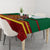 Morocco Proclamation Day Tablecloth Marruecos Coat of Arms Roses Pattern - Wonder Print Shop