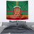 Morocco Proclamation Day Tapestry Marruecos Coat of Arms Roses Pattern - Wonder Print Shop