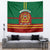 Morocco Proclamation Day Tapestry Marruecos Coat of Arms Roses Pattern - Wonder Print Shop