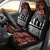 New Zealand ANZAC Day Car Seat Cover Poppy With Polynesian Pattern - Wonder Print Shop