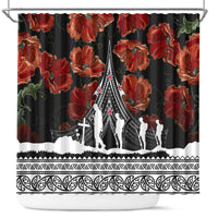 new-zealand-anzac-day-shower-curtain-poppy-with-polynesian-pattern