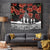 New Zealand ANZAC Day Tapestry Poppy With Polynesian Pattern - Wonder Print Shop