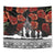 New Zealand ANZAC Day Tapestry Poppy With Polynesian Pattern - Wonder Print Shop