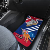 Australia Day Kangaroo and Koala With Flag Car Mats - Wonder Print Shop