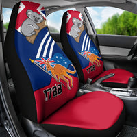 Australia Day Kangaroo and Koala With Flag Car Seat Cover - Wonder Print Shop