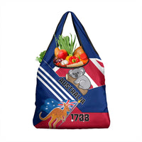 Australia Day Kangaroo and Koala With Flag Grocery Bag