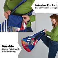 Australia Day Kangaroo and Koala With Flag Grocery Bag