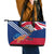 Australia Day Kangaroo and Koala With Flag Leather Tote Bag - Wonder Print Shop