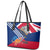 Australia Day Kangaroo and Koala With Flag Leather Tote Bag - Wonder Print Shop